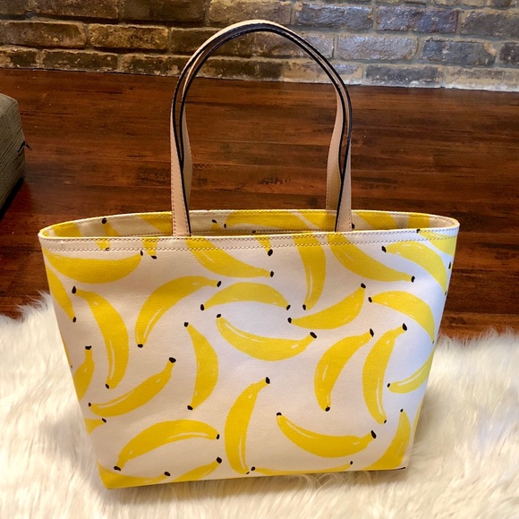 kate spade That’s Bananas Canvas Francis Tote Bag - Picture 7 of 8